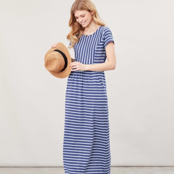 Joules Trudy Short Sleeve Maxi Dress 